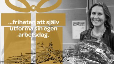 Lucka nummer 18 - Det bästa med läraryrket är...